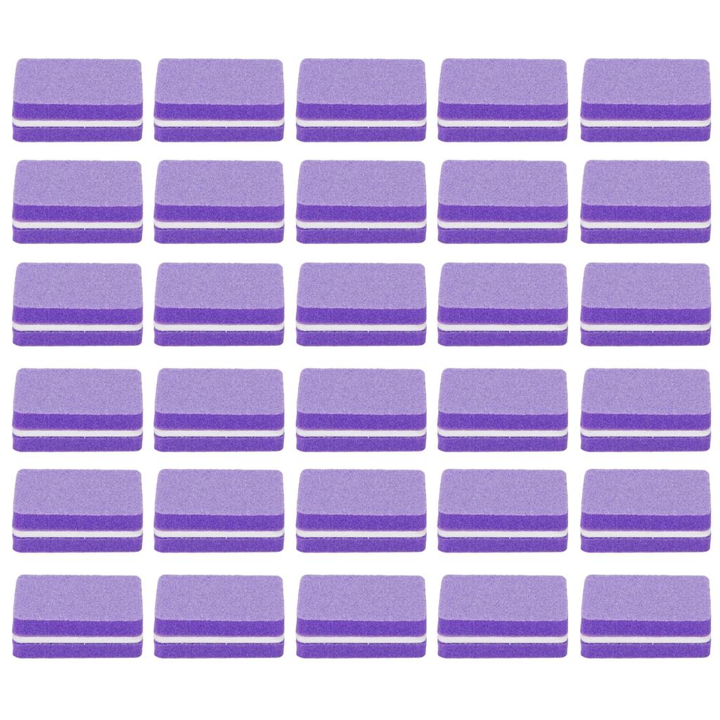 30 Stück Nagelpuffer Professionell Tragbar Heimsalon Nagelpolier Schleifblock Maniküre Werkzeug