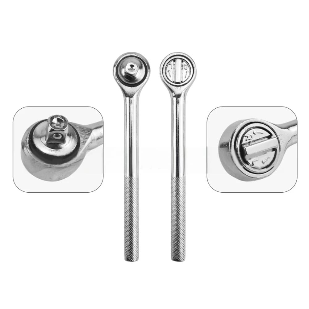 Reversible Functionality in a Compact Design 1pc Adjustable Ratchet Wrench for Efficient For Socket Operations