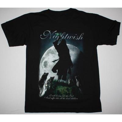 Nightwish Concert Tour Black Heavy Cotton All Size Shirt Adults Rs335