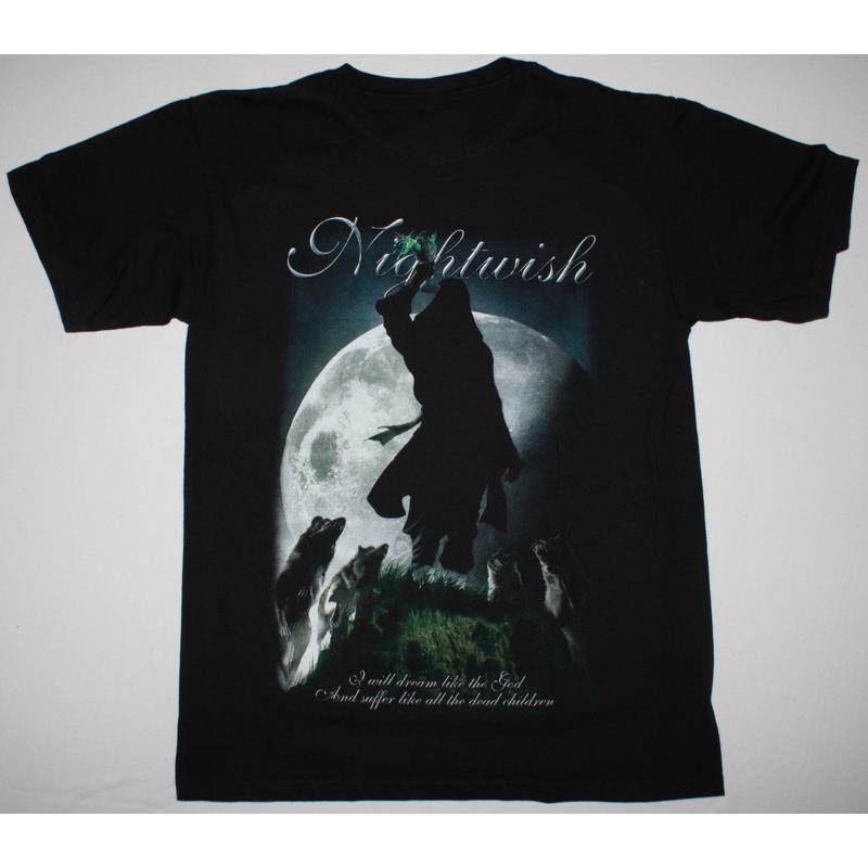 Nightwish Concert Tour Black Heavy Cotton All Size Shirt Adults Rs335