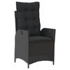VidaXL Ensemble à Manger de Jardin avec Coussins 7 pcs, Table et Chaises avec Dossier Réglable, Meubles d'Extérieur, 3213100