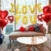 232-teiliges/Set Valentinstagsdekoration "Ich liebe dich" Ballonbanner, Valentinstagsballon, Jubiläumsdekorationszubehör