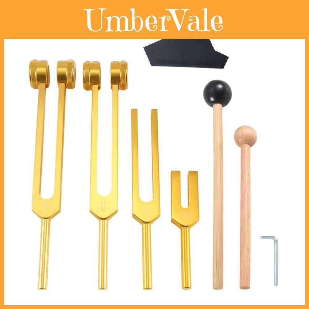 Set di diapason in lega di alluminio per attrezzature fitness e terapia di massaggio con strumenti per la pulizia