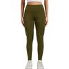 Yousheng Women High Waist Cargo Leggings with Pockets Tummy Control Hip Lifting Yoga Workout Tight Pants Stretch Body Shaping Skinny Trousers
