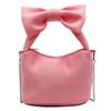 South Korea's New Niche Fashionable Bow Portable Small Bag Casual Versatile High-end Solid Color Chain Messenger Bag