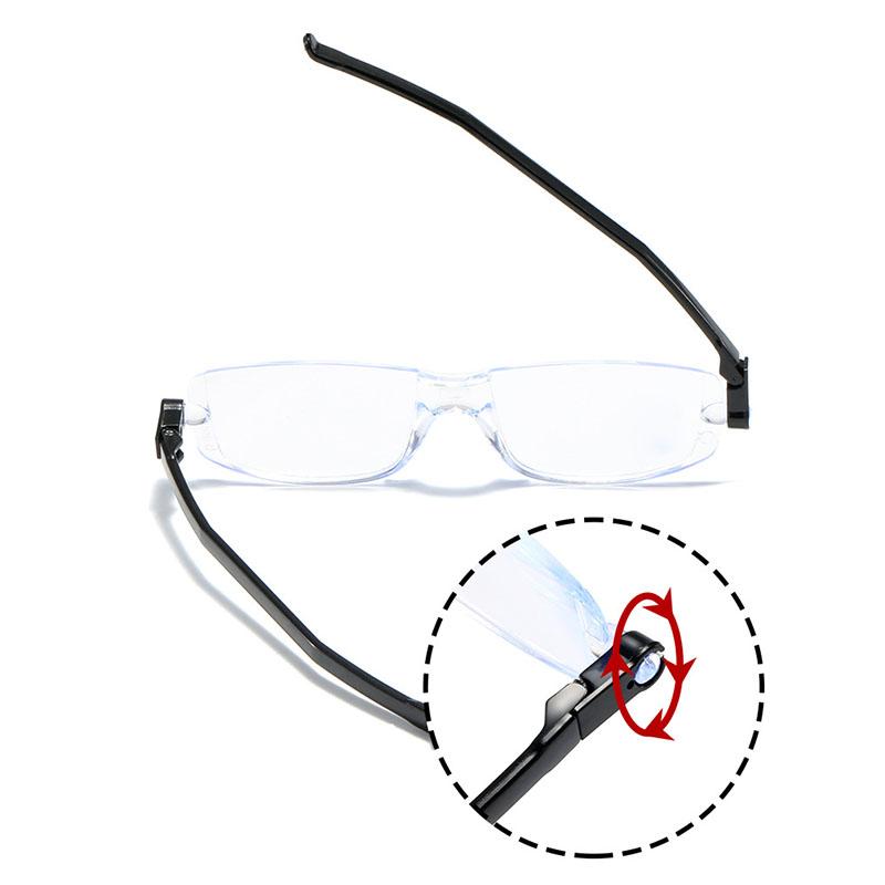 Trendige Blaulichtfilter-Lesebrille für Damen Ermüdungsresistente Lesebrille mit Federscharnier Leichte randlose Brille