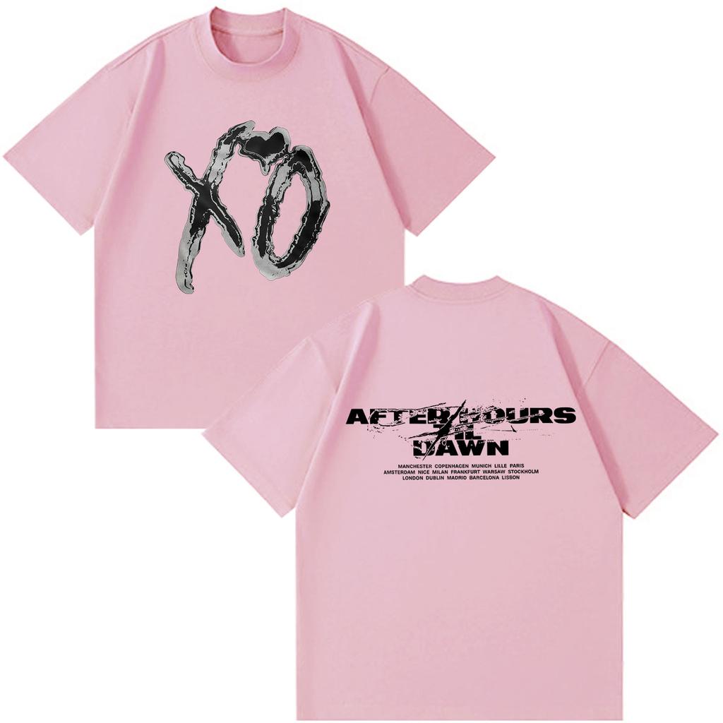 The Weeknd After Hours Til Dawn 2026 Tour PrintT Shirt Men Women Hip-hop T-shirt Summer Short-sleeved Gothic Punk T-shirts Tops