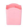 Storage Box Stationery Cosmetic & Manicure Tools Container with   Tower Pattern Pink