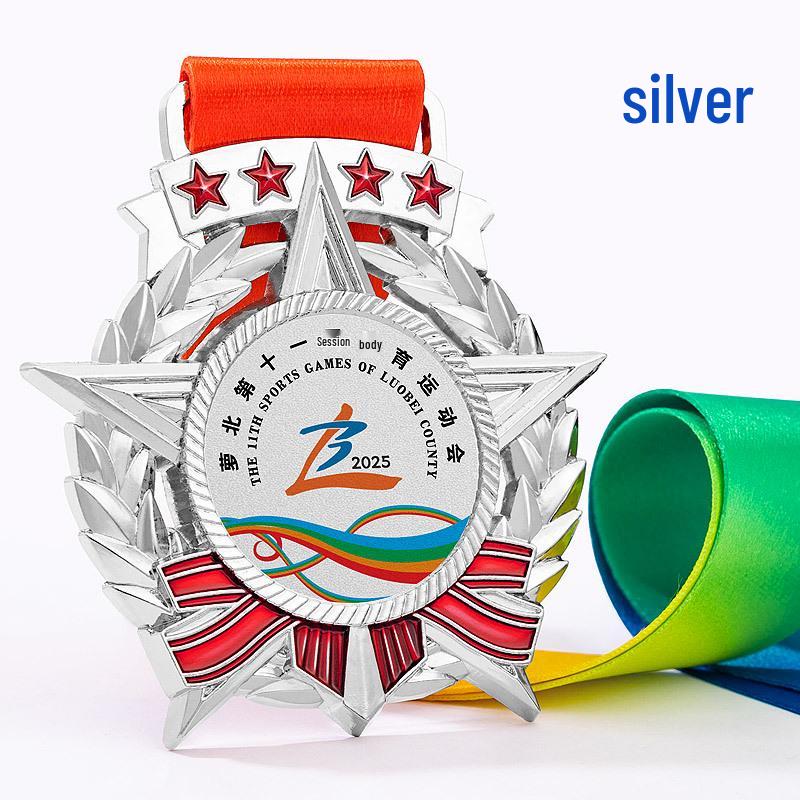 Outstanding Employee Recognition Star Medal - Sales Champion/Anniversary Award