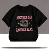 Another Oay Children Cartoon Print T-shirts Summer Girls Casual Fashion Kawaii Colorful Short Sleeve Tops Kids