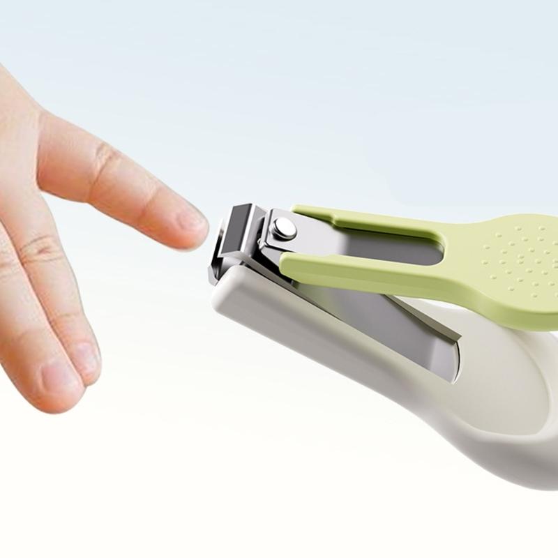 Baby Nails Care Tool Set Includes Round Head Clippers Gentle Scissors Nails File and Storage Box Gift for New Parents
