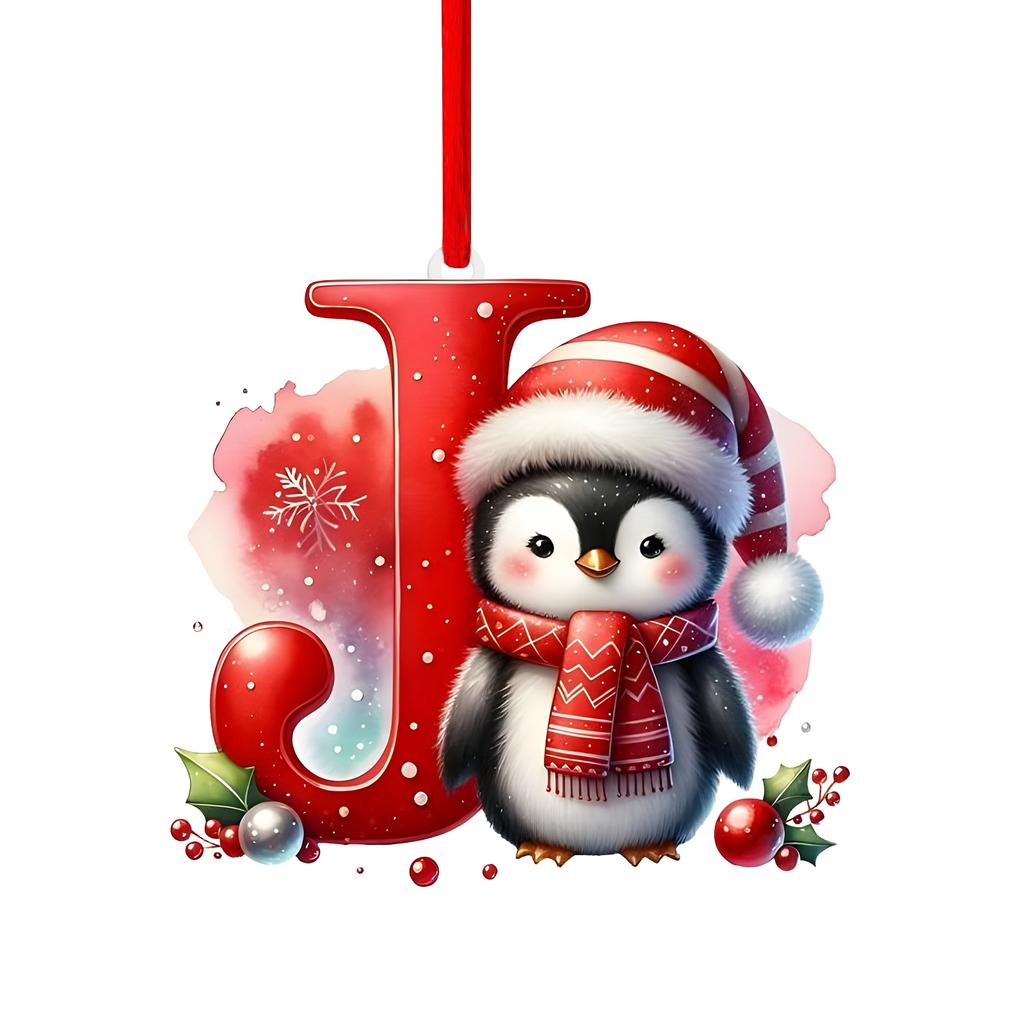 26 Letter,Christmas,Ornaments,Acrylic,1