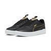 Puma Carina Metallic Sneakers 2023 Puma Size 2.0 Pop-Up (393214) Women's Fall/Winter Colorway Black/Puma Gold/Puma White, 23.5cm