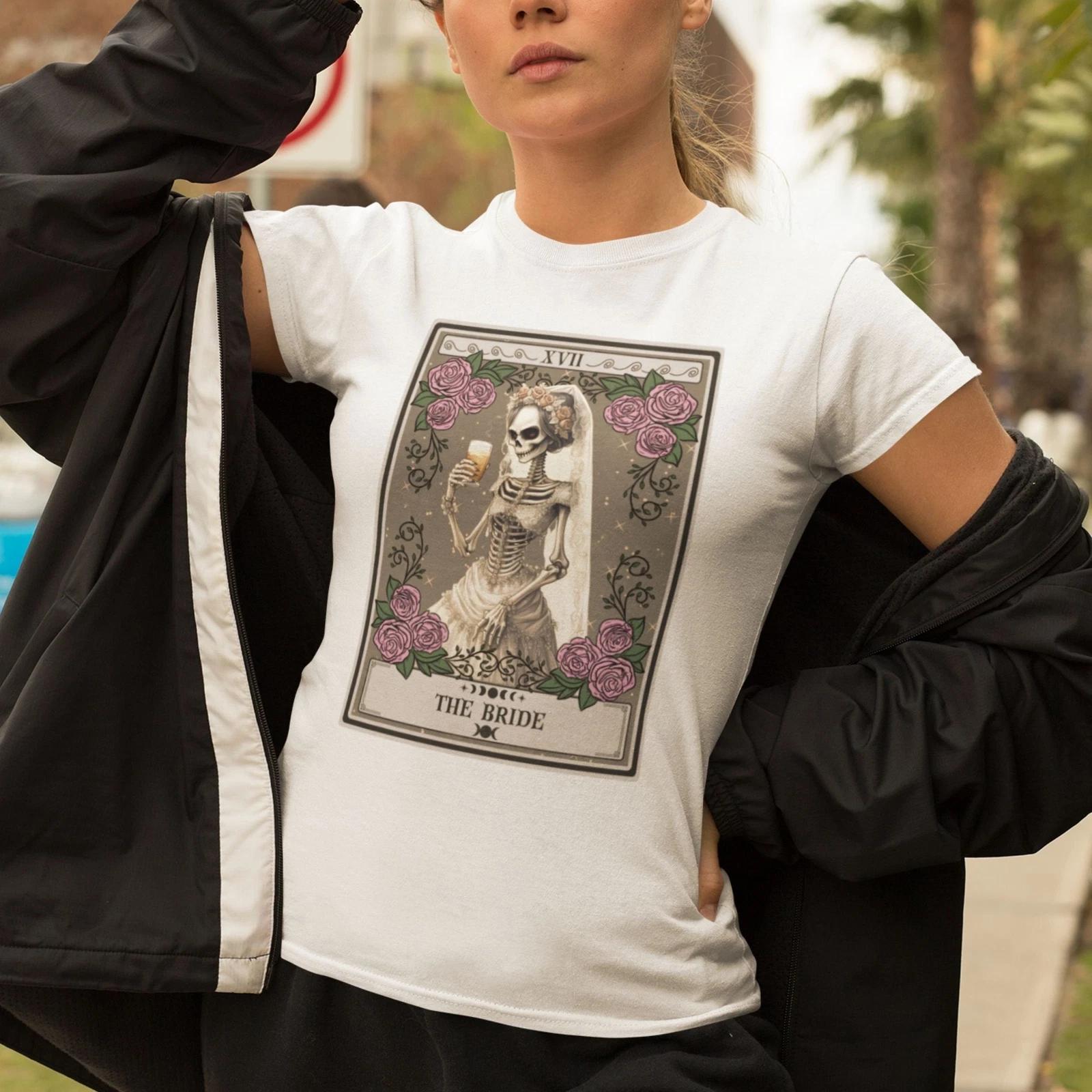 The Bride Tarot Card Shirt, Bachelorette Engagement Party S