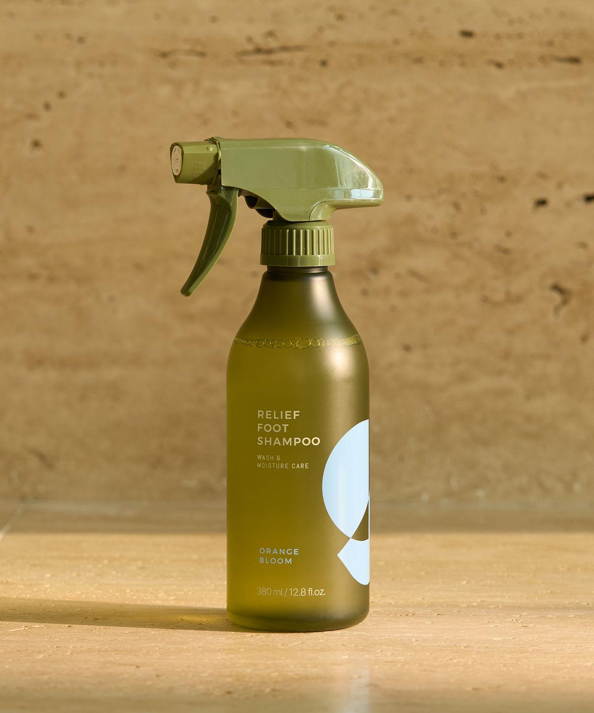 Non-Menthol Relief Vegan Foot Shampoo Orange Bloom 380ml (99.9% Antibacterial)