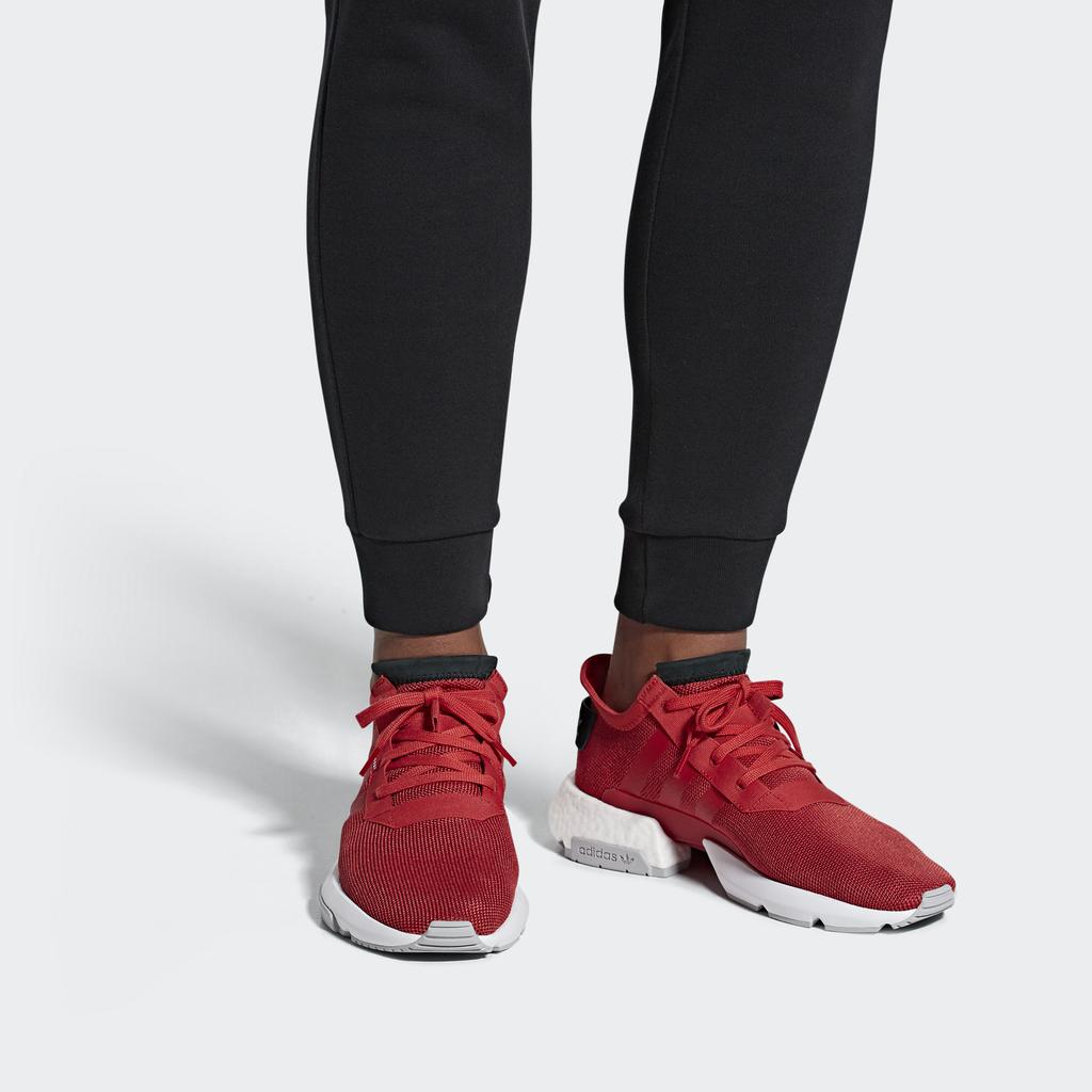adidas P.O.D. S3.1 Tactile Red Men Sneakers Footwear-White D97202