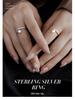 Banyan Tree S925 Silver Zircon Pearl Adjustable Ring – Women’s Luxury Korean & Japanese Style Celebrity Fashion.