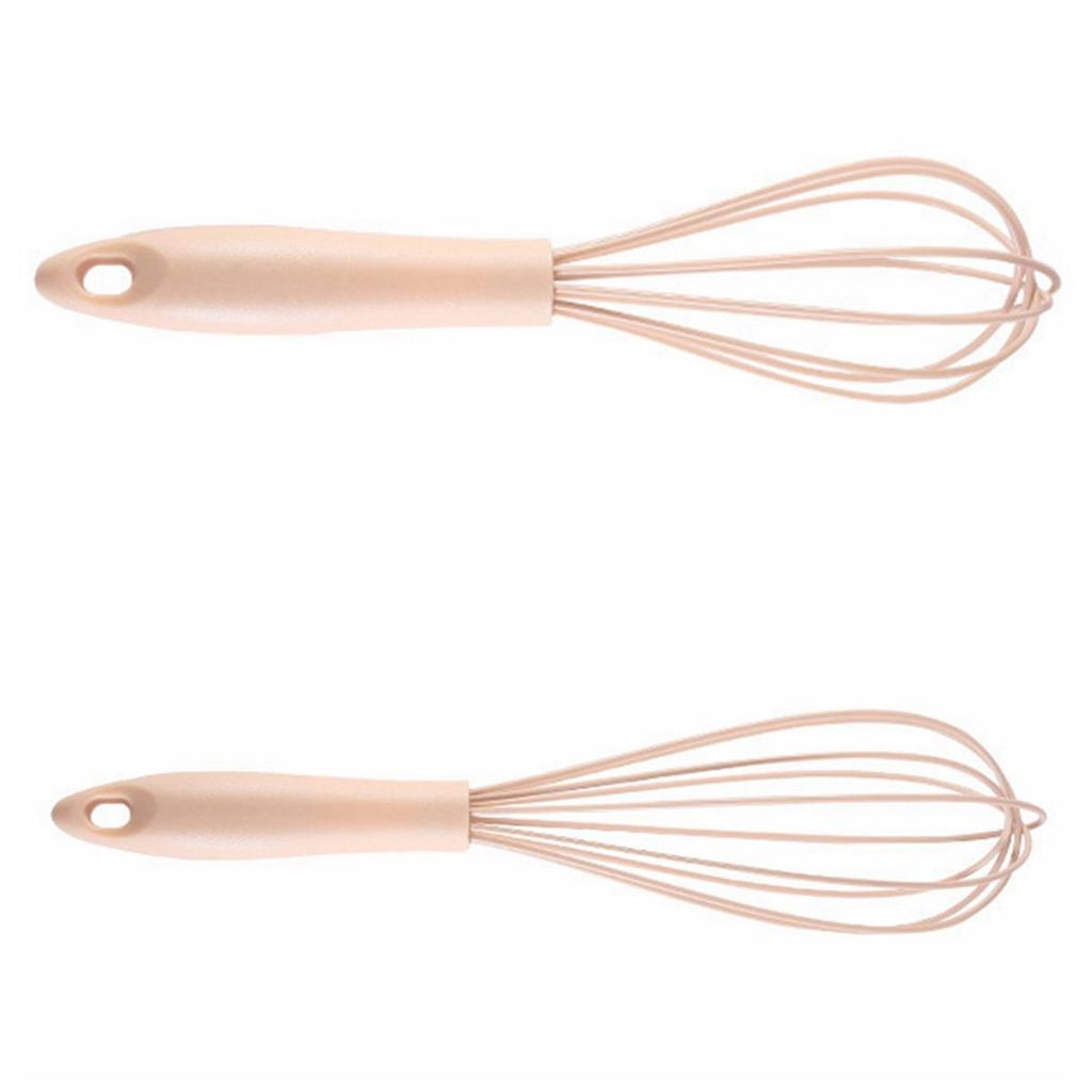 Cream Kitchen Cooking Manual Milk Frother Silicone Egg Beater Mixer Whisk Blender