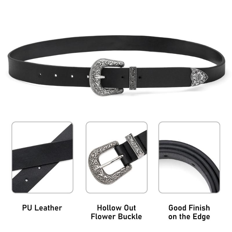 Western Cowgirl Costume for Adults Cowgirl Hats Buckles Belt Necklace Halloween Fancy Dress Accessories Western Outfits