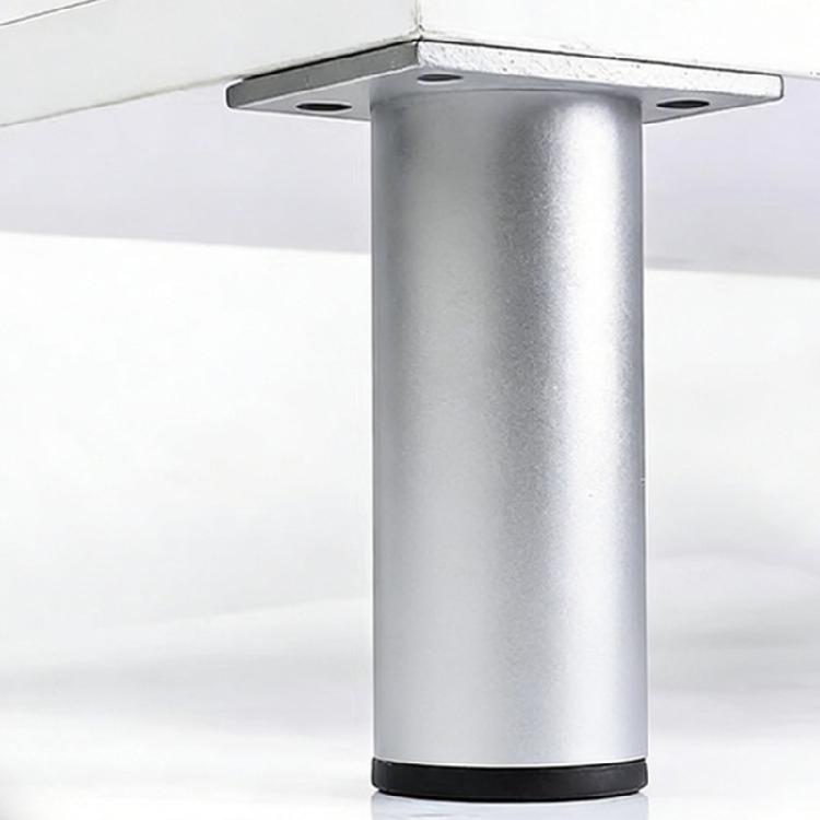 2er-Set Starke Aluminiumlegierung Beine mit rutschfester Unterseite Verstellbare Möbelbeine Ersatz Moderne Heimdekoration
