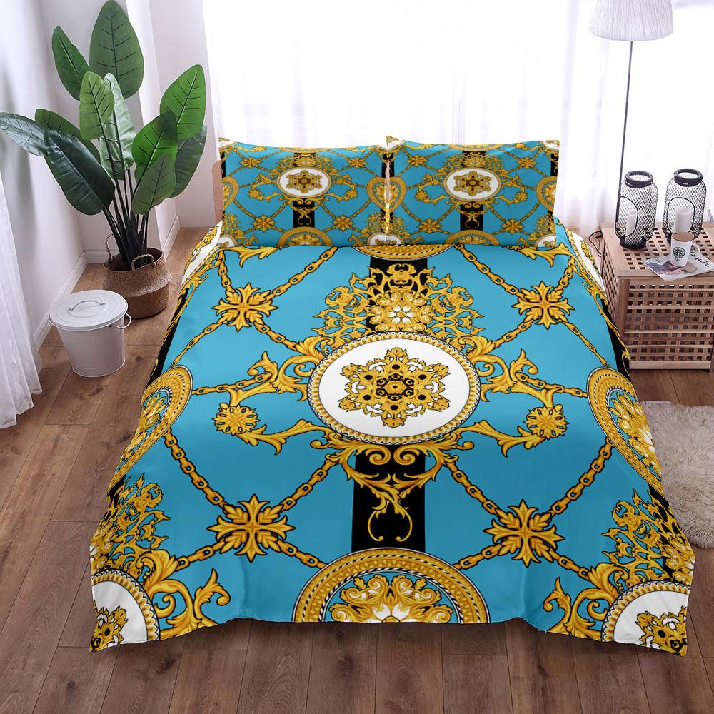 Comforter Baroque Mandala Vintage Mansion King Queen Double Full Twin Single Size Boys Set
