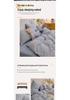 Four-Piece Pure Cotton Washable Bed Set: Skin-Friendly Sheet and Duvet Cover, Ideal for Dormitory Beds.
