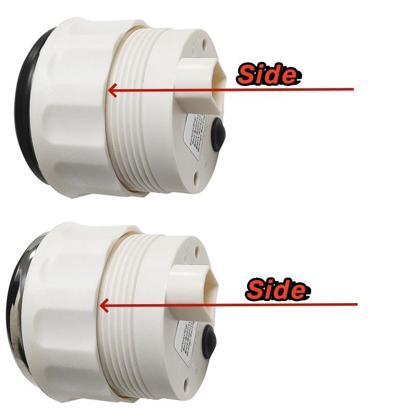Auto Truck Boat 52mm 40-120℃ Water Temp Gauges 287.4-22.4ohm Input Signal Water Temperature Meters with 7 Kinds Backlight Color