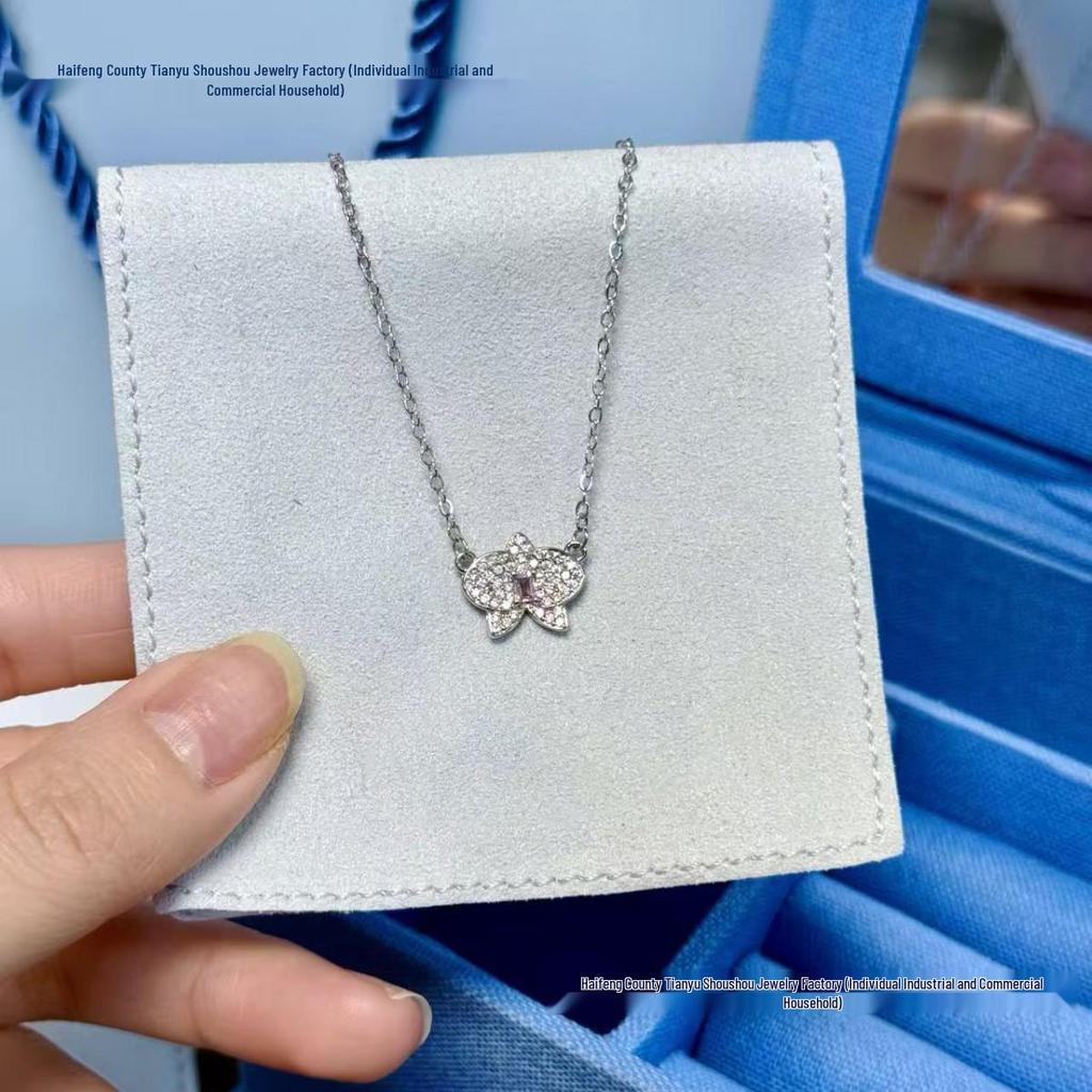 New HEFANG Phalaenopsis Orchid Necklace for Women, Year-Round Best Seller, Simple Style, Sweet Design.