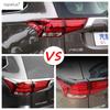 4PCS ABS Chrome Accessories For Mitsubishi Outlander 2015 -  Rear Tail Lights Lamp Eyelid Eyebrow Molding Cover Kit Trim
