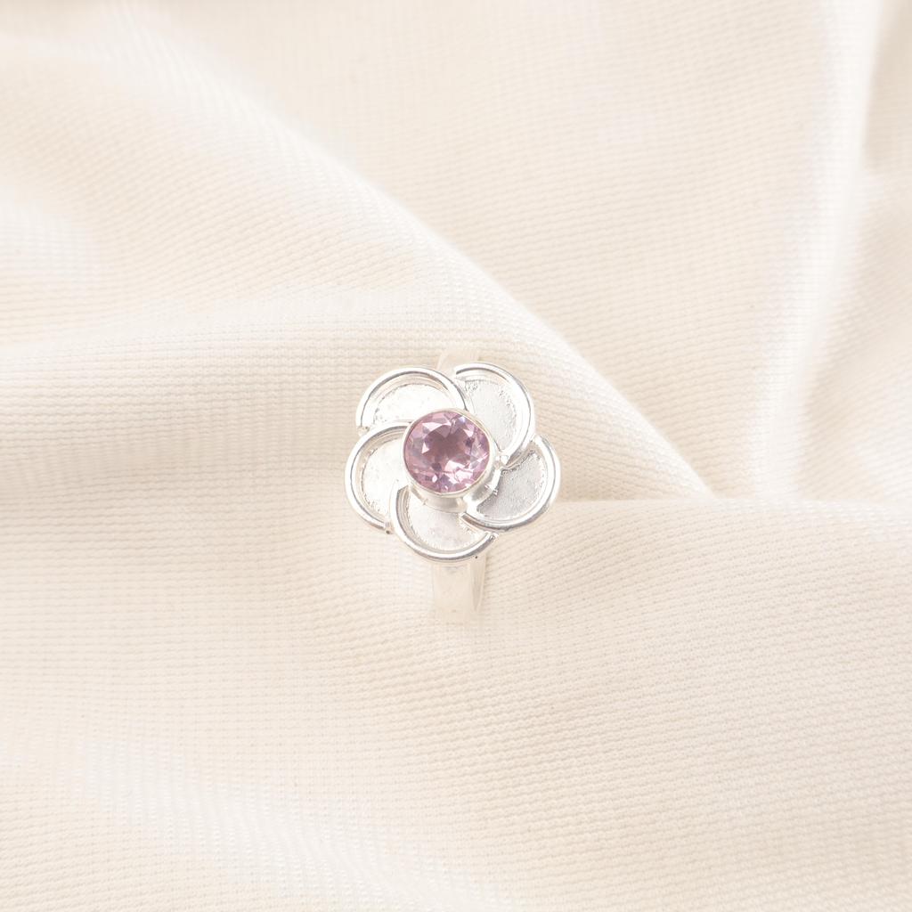 Wonderful Morganite Ring, Handmade Gemstone 925 Solid Sterling Silver Ring Dainty Jewelry, For Engagement Gift