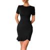 Elegant and Refined Lace Hip-hugging Dress for Women's Spring and Summer