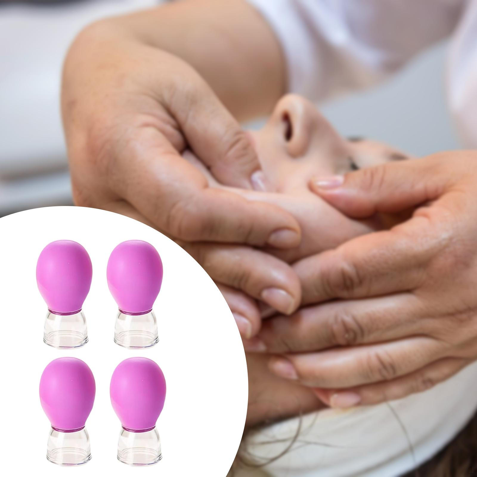 

Набор для вакуумного массажа лица, профессиональный набор для мышц шеи для дома, 4 шт.