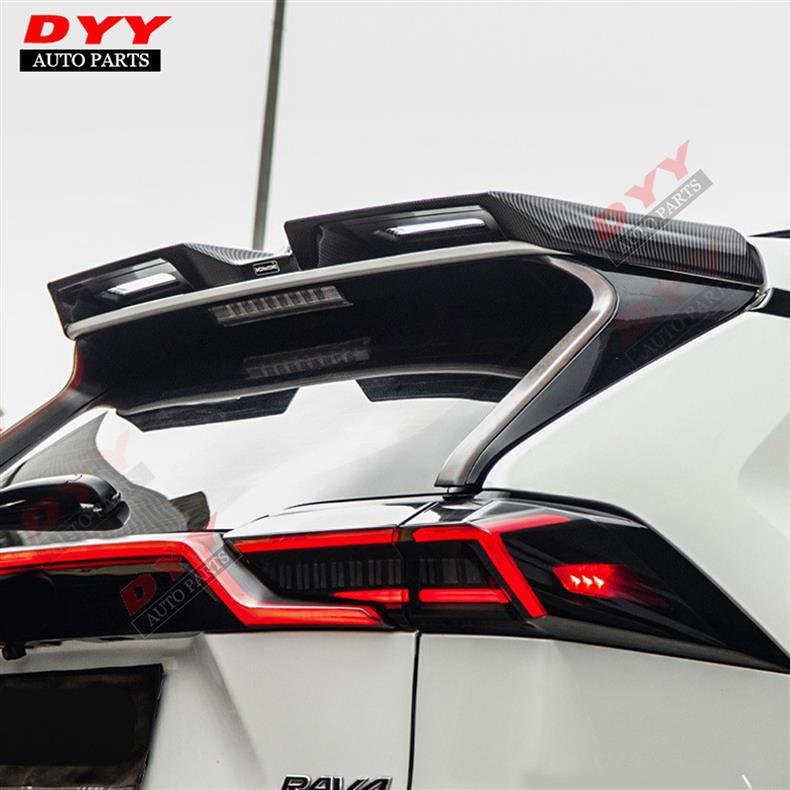 RAV4 5th Gen Sport Roof Spoiler for Models 20-25: No-Drill Installation