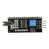 PCF8574 Expansion Board I2C Interface for LCD1602/2004 Black PCB with Adjustable Contrast & Backlight