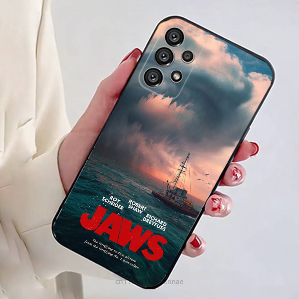 

Movie J-Jaws Phone Case For Samsung Galaxy A13,21s,22,31,32,52,53,71,80,A91 Soft Black Shell Samsung A22 4G