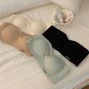 Jelly Seamless Shoulder Strap Underwear Women's Small Breasts Gather Non-slip Tube Top Type No Steel Ring Collection Breast Beauty Back Text
