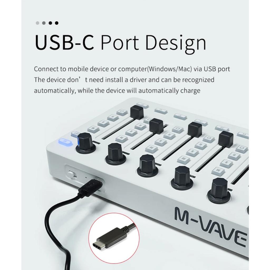 SMC-Mixer W/ Multi-Device Support | Studio & Live Wireless Mixer Controller | Rechargeable MIDI Hub for Electroacoustic I