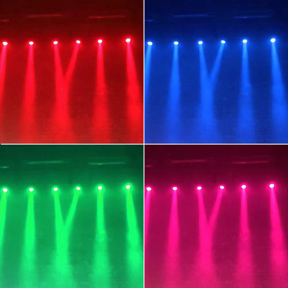 New 18/36-Bead LED Wash Par Stage Light for Live Broadcasts & Dance Studios - 7-Color Lighting