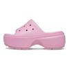 Crocs Atmungsaktive Plateau-Pantoletten Damen Schuhe Pink 209346-6WY