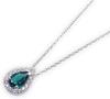 and Me Jewelry Emerald Necklace Large Recrystallized Emerald [You Box] 0.589 carat/14168/ [Birthstone May] [Gift wrapped]