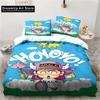 3D Cartoon DR S-Slump Arale Bedding Set Cute Quilt Cover Bed Cover With Pillowcase Twin Single Queen King Size Boys Adult Home