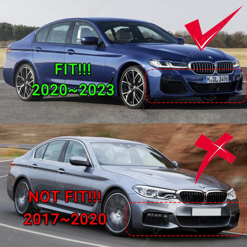 For BMW 5 Series G30 LCI M Sport Front Bumper Lip Spoiler Splitter Diffuser Cover Deflector 2020 2021 2022 2023 Body Kit Tuning