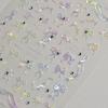 1pcs Cute Cat Claw 3D Jelly Relief Nail Stickers 3D Adhesive Stickers For Nails DIY Slider Nail Art Decorations