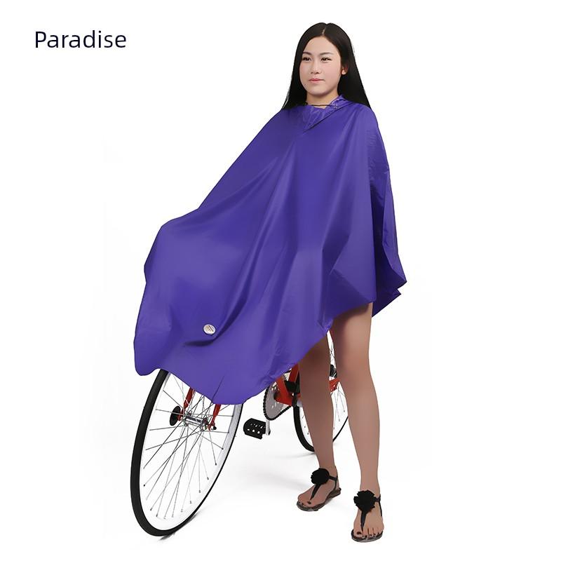 Paradise Bicycle Mountain Bike Single-Person Adult Male and Female Student Riding Waterproof Thickened Electric Raincoat Poncho