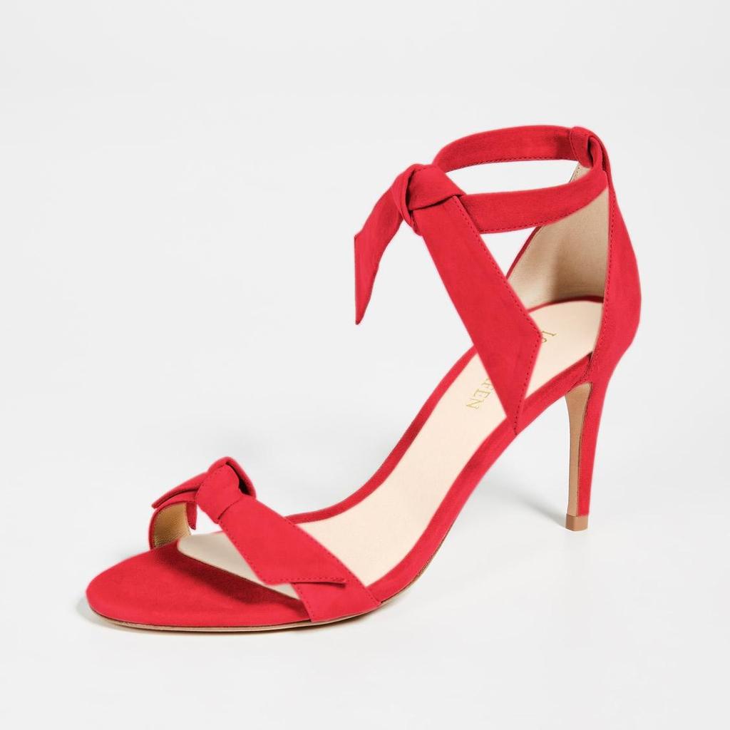 Neue Zehenfreie Schleife Knöchelriemen Damen Sandalen Hohe Absätze Damenschuhe Schnalle 9cm Mittelhoher Absatz Sommer Sandalenschuhe
