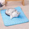 Dog Cooling Mat, Self-Cooling Summer Pet Mat, Breathable Ice Silk Cooling Pad, Washable Portable Self-Cooling Mat for Large Small Dogs Cats
