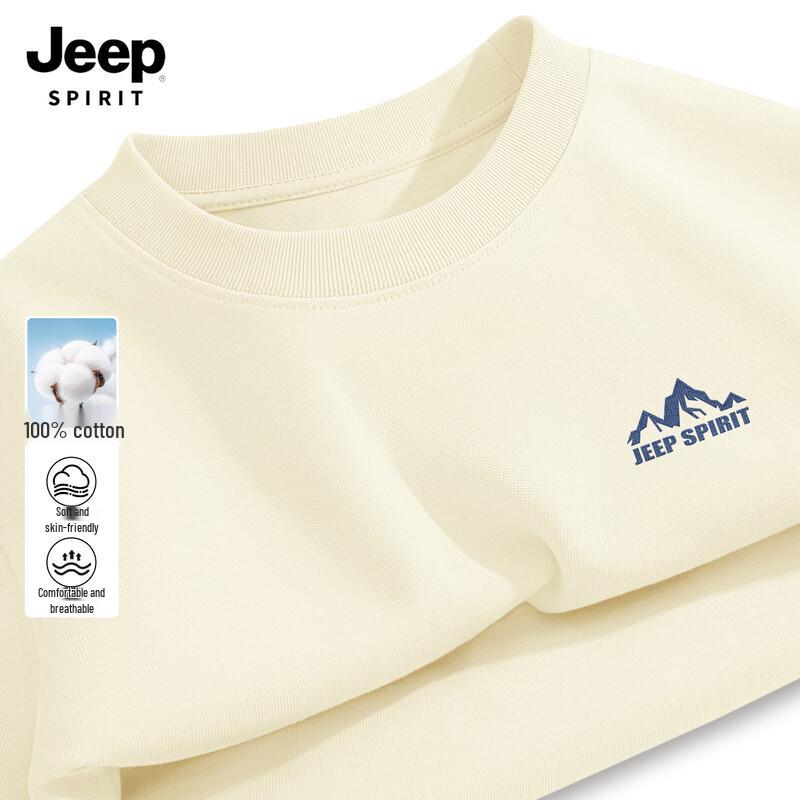 JEEP SPIRIT Men's Long Sleeve Round Neck T-Shirt