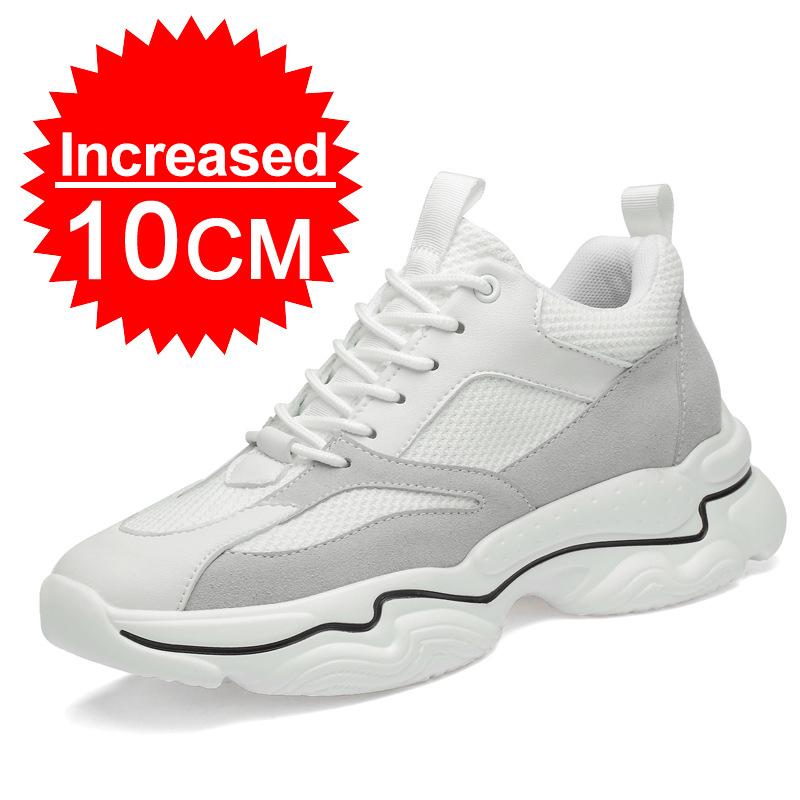

Men Breathable Mash Thick-Soled Shoes for Teenagers Casual Versatile Shoes Outdoor Fashion Deodorant Soft-Soled Running Sneakers 44