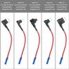 FT2-10 10 Pack 12V Car Add-a-Circuit Fuse Tap Adapter Mini ATS Blade Automotive Fuse Holder with 10pcs 10A, 20A Fuses