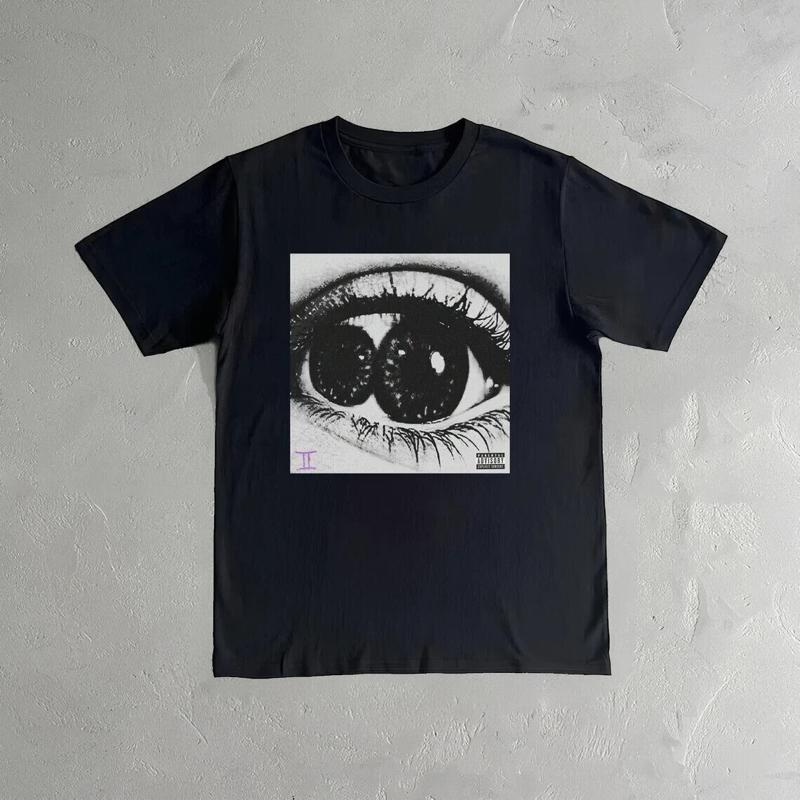 T-shirt Lucki, chemise Lucki 2 faces, t-shirt rappeur S разноцветный